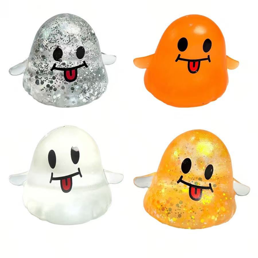 Fun Halloween Ghost Squishy Toy - Cute Stress Relief Slow Rebound Joke Toy