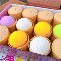Simulated Steamed Bun Squishy Stress Relief Toy, Large Size