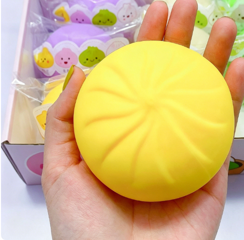 Simulated Steamed Bun Squishy Stress Relief Toy, Large Size