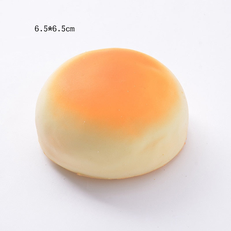 Squishy Food Creative Simulation Bread Toast Donuts Slow Rising Squeeze Stress Relief Toys Spoof Tease People Desktop Decoration